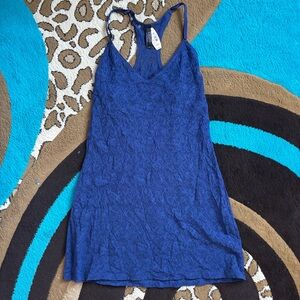 Victoria's Secret Blue Lace Nightie Dress